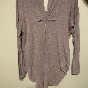 Cute Gray long sleeve tunic top